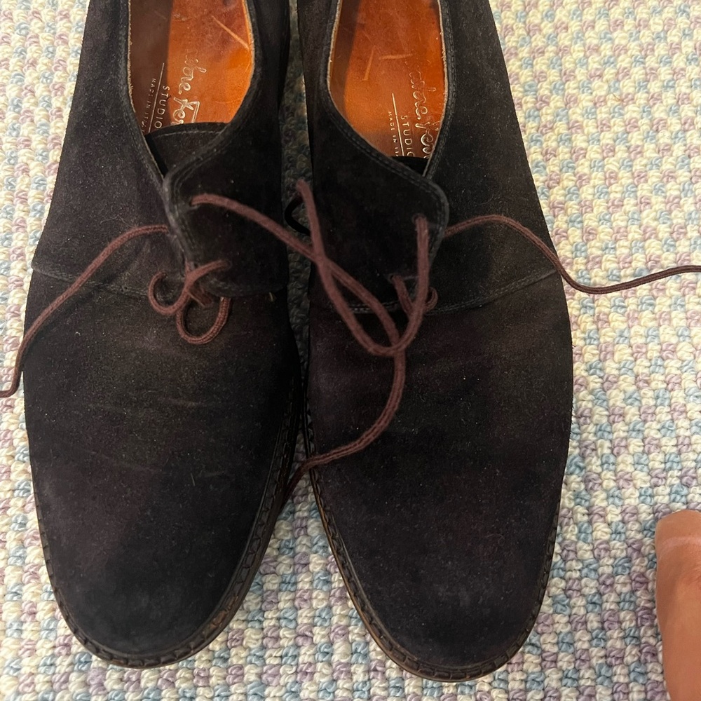 Salvatore ferragamo men’s suede shoes. Great condition.